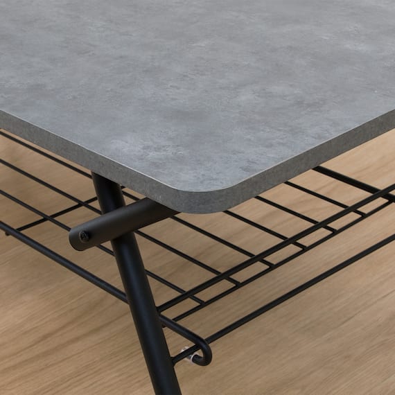 石目調折りたたみテーブル(SF1 9045 グレー) 12枚目画像