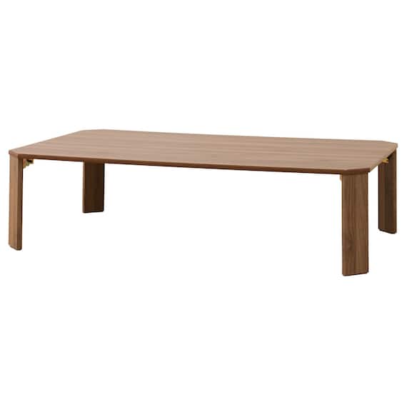 折り畳みテーブル(LW2 12075 ミドルブラウン) 1枚目画像