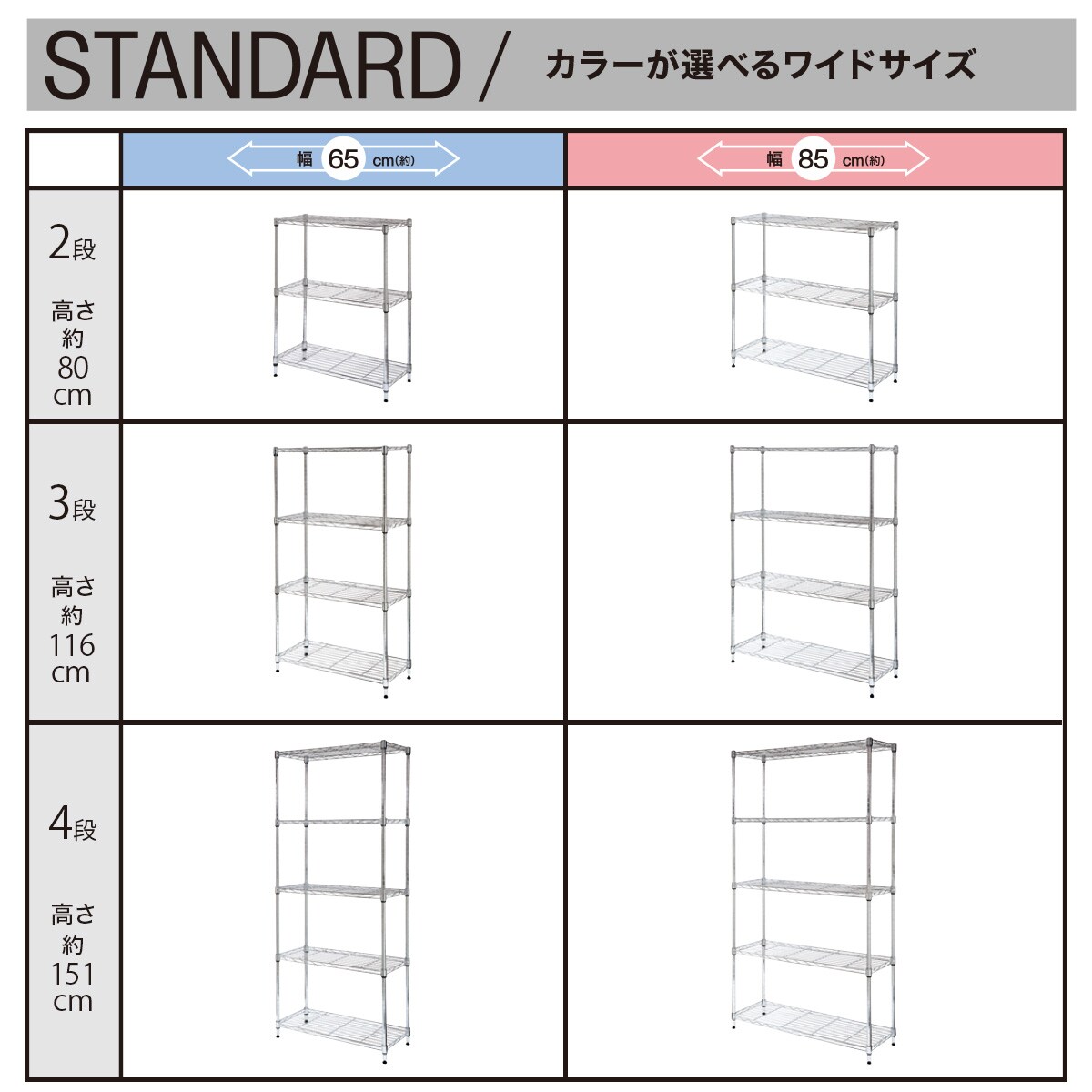 スチールラック Standard 幅65cm 3段 ホワイト 通販 ニトリネット 公式 家具 インテリア通販 スチールラック Standard 幅65cm 3段 ホワイト 通販 ニトリネット 公式 家具 インテリア通販