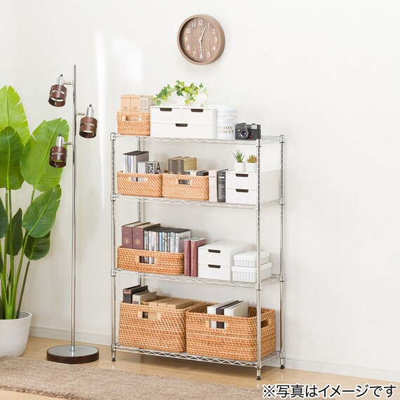 スチールラック(STANDARD 幅85cm 3段 クローム) 6枚目画像