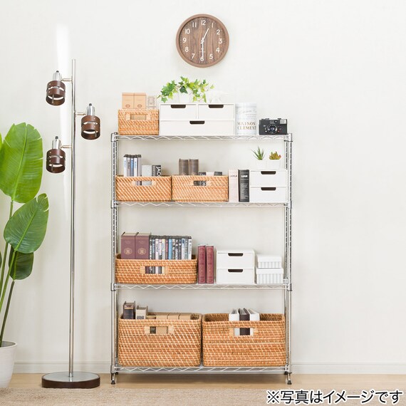 スチールラック(STANDARD 幅85cm 3段 クローム) 7枚目画像