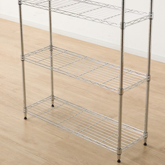 スチールラック(STANDARD 幅85cm 3段 クローム) 18枚目画像