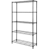 スチールラック(STANDARD 幅85cm 4段 ダークグレー)