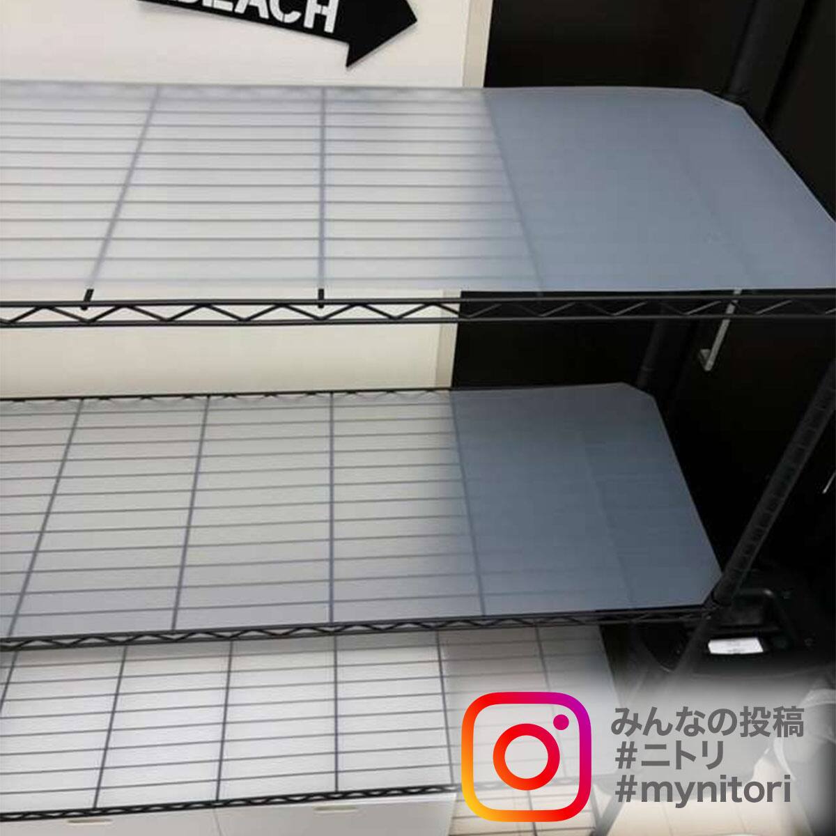 スチールラックCUSTOM 幅60cm専用】 PPシート | ニトリネット【公式