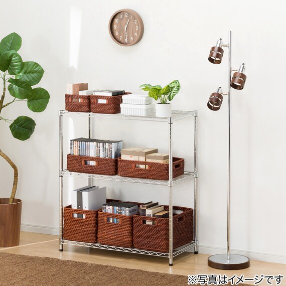 スチールラック(CUSTOM 幅85cm 2段 クローム) | ニトリネット【公式 