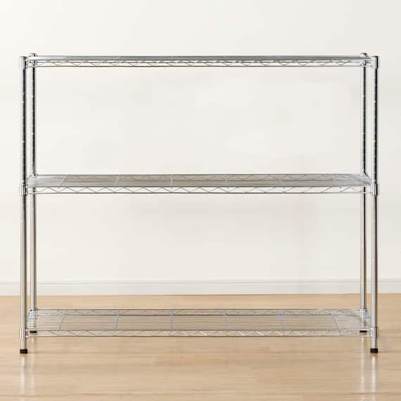 スチールラック(CUSTOM 幅115cm 2段 クローム) 10枚目画像