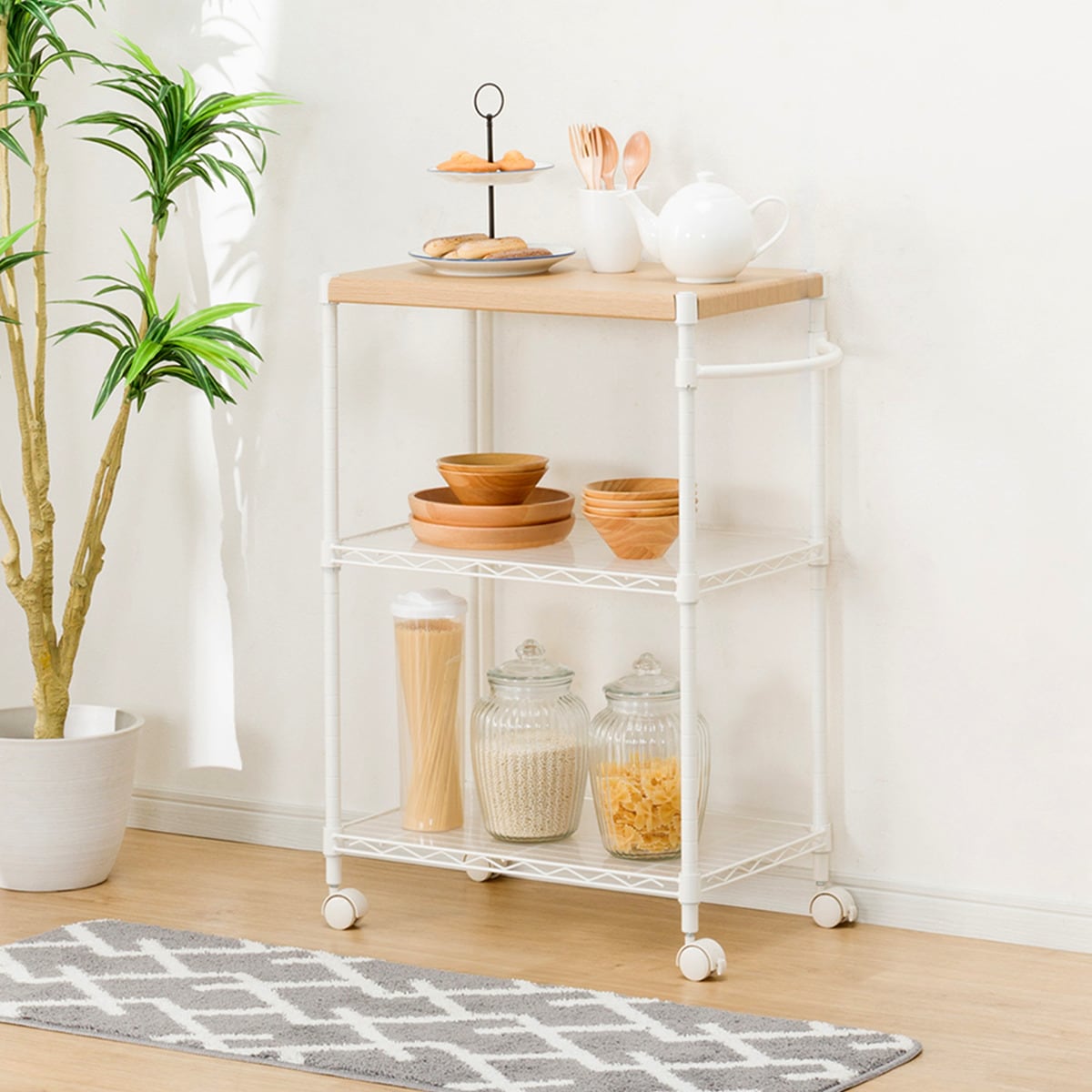 3段ワゴン Kc350 3 Wh 通販 ニトリネット 公式 家具 インテリア通販