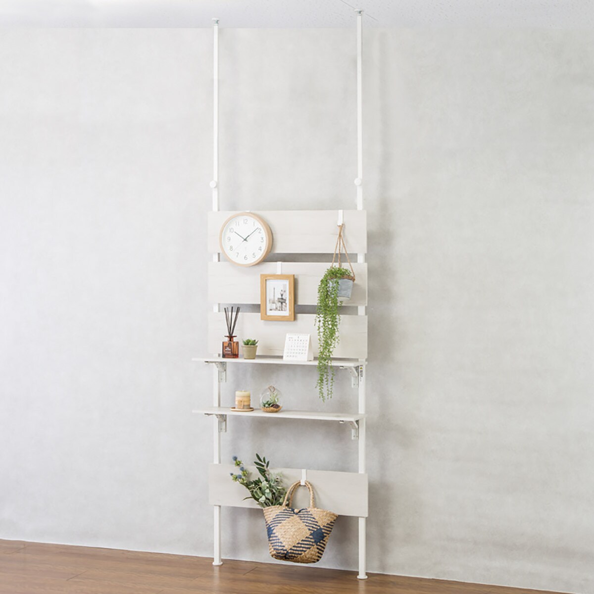 突っ張りラック カエサル 80cm幅 ホワイトウォッシュ 通販 ニトリネット 公式 家具 インテリア通販 突っ張りラック カエサル 80cm幅 ホワイトウォッシュ 通販 ニトリネット 公式 家具 インテリア通販