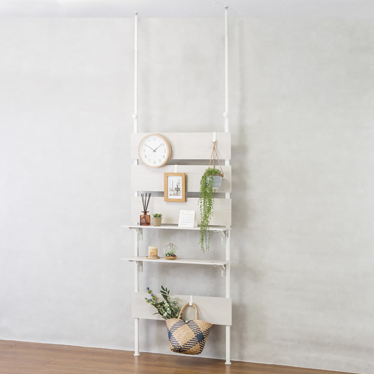 突っ張りラック カエサル 80cm幅 ホワイトウォッシュ 通販 ニトリネット 公式 家具 インテリア通販 突っ張りラック カエサル 80cm幅 ホワイトウォッシュ 通販 ニトリネット 公式 家具 インテリア通販