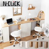 簡単組み立て!デスクセット カラーボックス  (工具ネジ不要Nクリック)