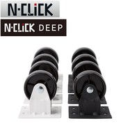 カラーボックスNクリック用別売りキャスター 4個入