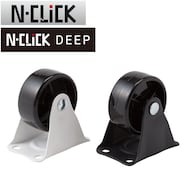 カラーボックスNクリック用 補強キャスター(1個入り)