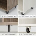 Nクリック用 補強キャスター(ホワイト) 1個入り 6枚目画像