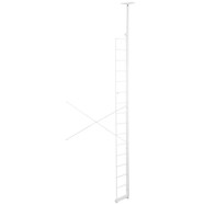 【Nポルダ専用】 棚板なし追加サイドパーツ(幅80cm用 ホワイト)