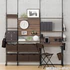 幅200cmセット 【棚板11枚】突っ張り壁面収納Nポルダ3連 9枚目画像