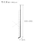 【玄関収納におすすめ】突っ張り壁面収納Nポルダ 2連セット(幅120cm ミドルブラウン) 4枚目画像