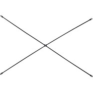 【Nポルダ・Nポルダディープ用】 別売りクロスバー(幅80cm用 ブラック)