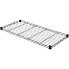 【スチールラックCUSTOM 幅85cm専用】追加棚板(ブラック) 1枚目画像