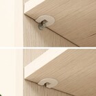 組立時間1/3 簡単組立て Nクリック ボックス ワイド2段(ホワイトウォッシュ) 8枚目画像