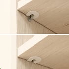 簡単組立て Nクリック ボックス ワイド2段(ミドルブラウン2) 9枚目画像