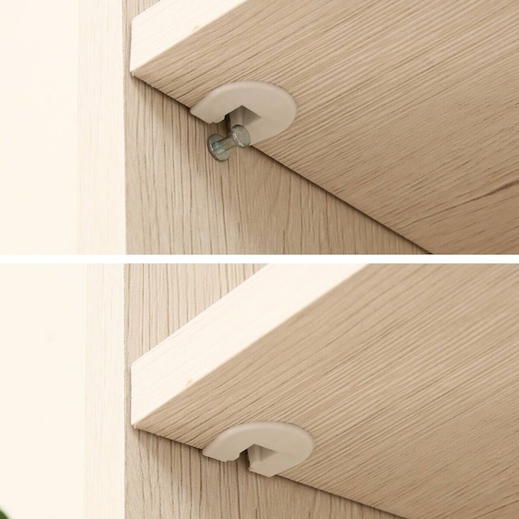 簡単組立て Nクリック ボックス ワイド2段(ミドルブラウン2) 9枚目画像