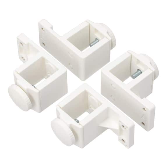 【Nポルダ・Nポルダディープ2用】 パンチングボード連結パーツ 4個セット(ホワイト YP01) 1枚目画像