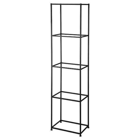 ボックスが選べるオープンシェルフMS 基本シェルフ(4段 ブラック) 1枚目画像