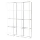 ボックスが選べるオープンシェルフMS 基本シェルフ(4段3連 ホワイト) 1枚目画像