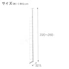 突っ張り壁面収納Nポルダ2連セット(幅40cm+40cm ホワイトウォッシュ) 4枚目画像
