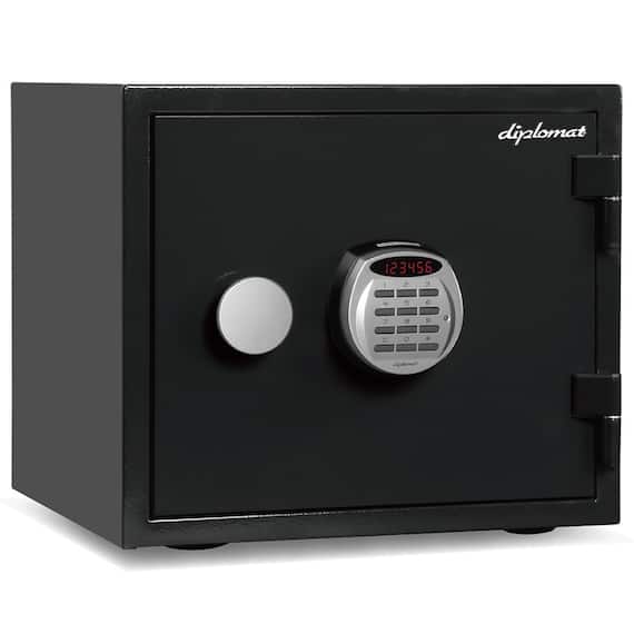 クリスタル 耐火耐水金庫(容量19L ブラック) 1枚目画像