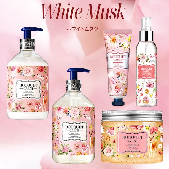 ブーケガルニ フレグランス ハンドクリーム(ホワイトムスクの香り) 4枚目画像