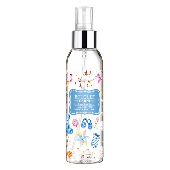 ブーケガルニ ヘア＆ボディミスト(ベビーパウダーの香り) 1枚目画像