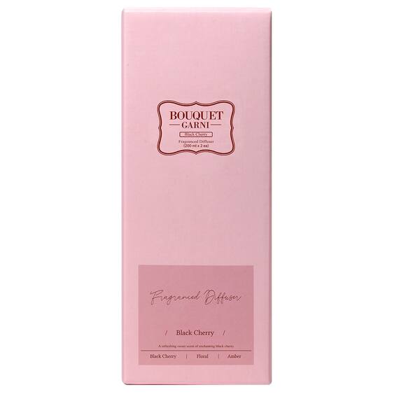 ブーケガルニ リードディフューザー200ｍｌ 2本入り(ブラックチェリー) 2枚目画像