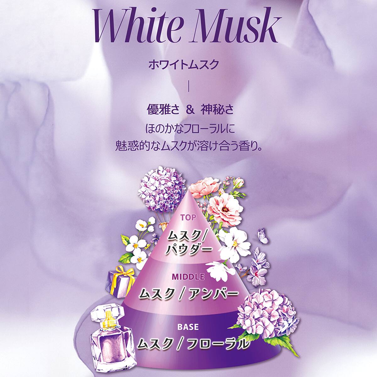 ブーケガルニ リードディフューザー 200mL(ホワイトムスクの香り