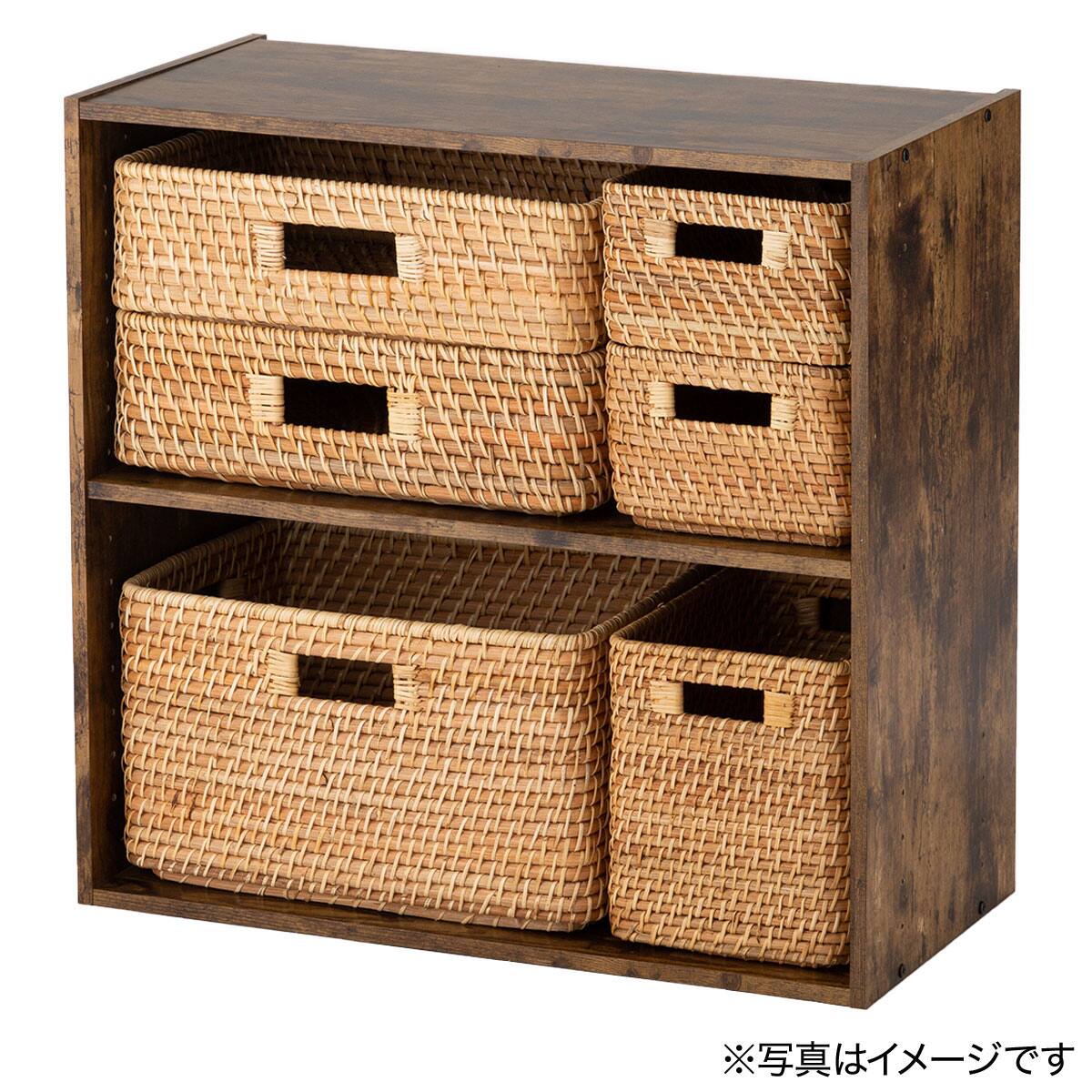 カラーボックス Nカラボ ワイド2段 ホワイトウォッシュ 通販 ニトリネット 公式 家具 インテリア通販