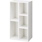 カラーボックス Nカラボ 45-3SH(ホワイトウォッシュ) 1枚目画像