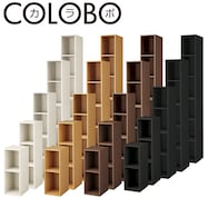 スリム幅 木目調カラーボックス(連結できるNカラボスリム)【期間限定価格:8/6~9/24まで】