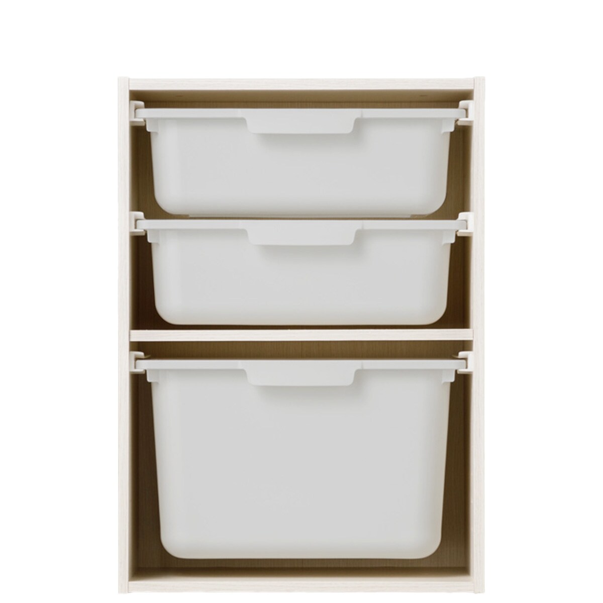 セット】連結できるNカラボレギュラー2段ホワイトウォッシュ