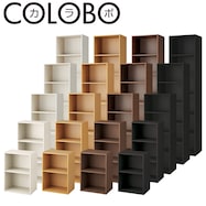 【一番人気!レギュラーサイズ】木目調カラーボックス 木製ラック 本棚(連結できるNカラボレギュラー)