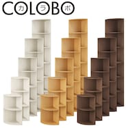 コーナータイプ 木目調カラーボックス(連結できるNカラボコーナー)【期間限定価格:8/6~9/24まで】