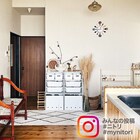 連結できるNカラボ 扉付き 4段(ライトブラウン) 12枚目画像