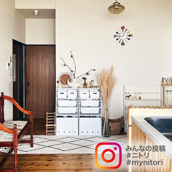 連結できるNカラボ用追加棚板 ワイド(ライトブラウン) 3枚目画像