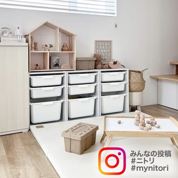 連結できるNカラボ用追加棚板 ワイド(ライトブラウン) 4枚目画像