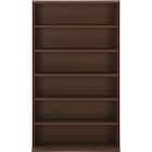 コミック書棚(BS501 7512 MBR) 5枚目画像