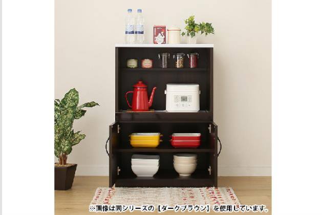 北海道 千歳市/恵庭市 近郊配送 ニトリ 食器棚 ブリエ NTG9060 キッチン収納家具 店頭でのお受渡し大歓迎 ニトリ 食器棚 ブリエシリーズ 【公式通販】