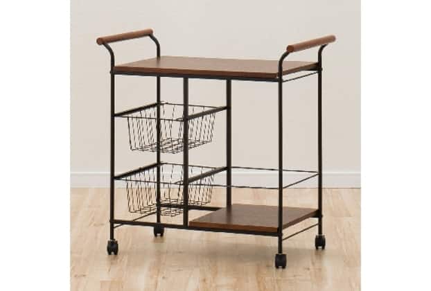 キッチンワゴンニトリトリエステキッチンラック (モイチャイ) 江別の