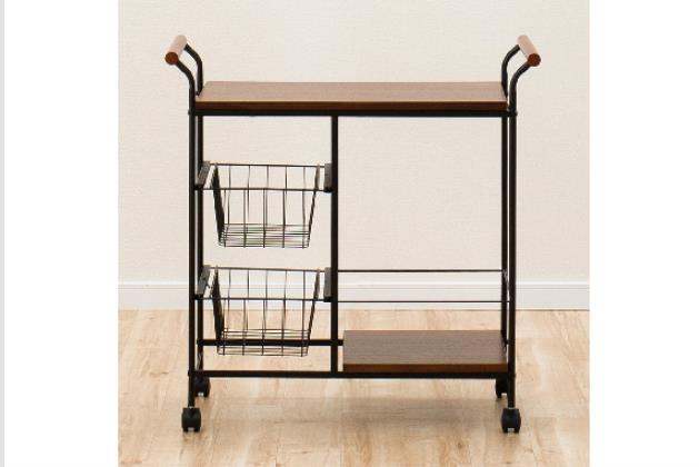 ニトリ キッチンワゴン トリエステ 7169 MBR ミドルブラウン ﾜｺﾞﾝ ﾄﾘｴｽﾃ 7169 MBR | ニトリネット【公式】 家具・インテリア通販