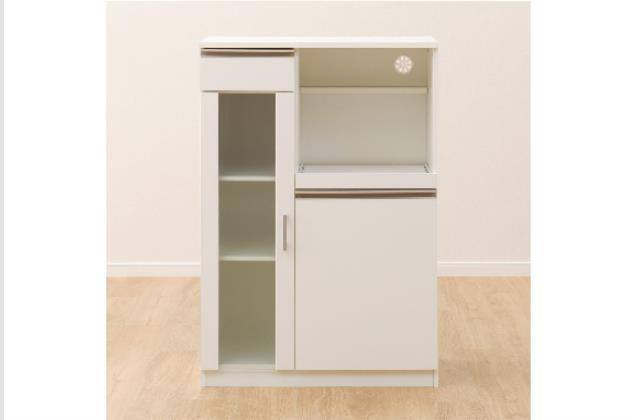 【美品】ニトリ　レンジ台　（フォルムN RE1275 WH）　レンジボード ﾚﾝｼﾞﾀﾞｲﾌｫﾙﾑN RE1175 WH | ニトリネット【公式】 家具・インテリア通販