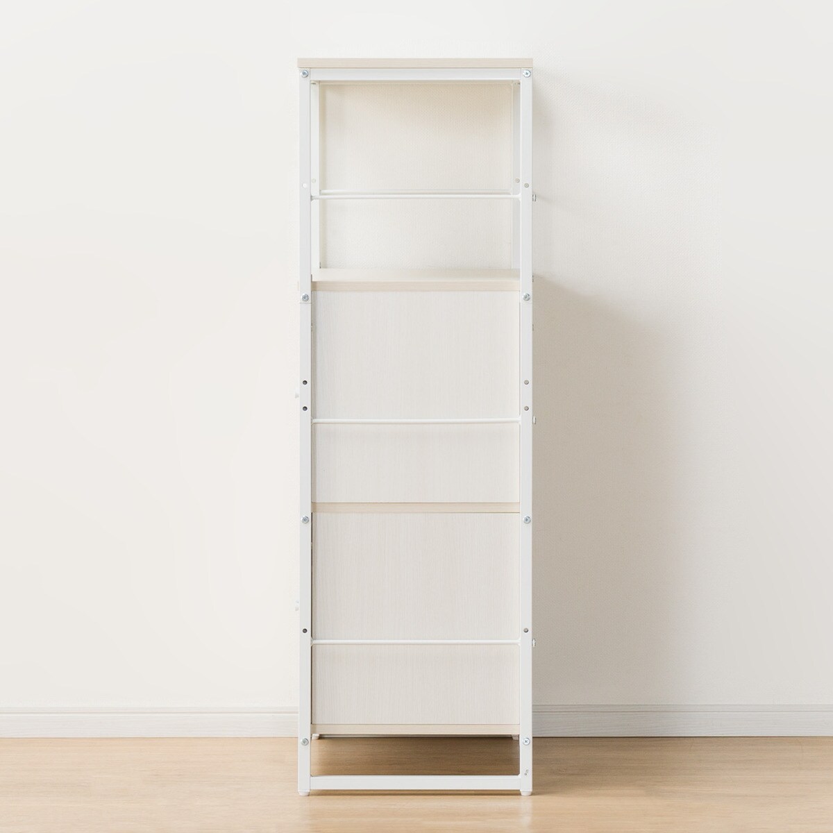 ニトリ 組合せシェルフファルキャビネット 本体＋ガラス収納+スライドトレー仕様 ニトリ 組合せシェルフ ファル本体＋ガラスキャビネット収納+スライド