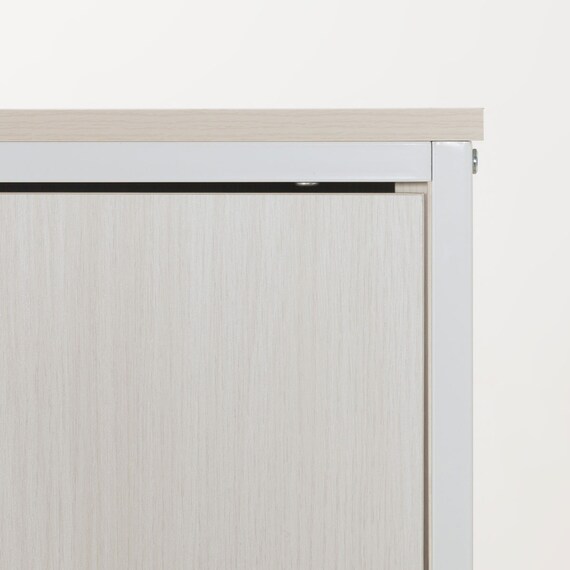 組み合わせシェルフ ガラスキャビネット + キャビネットセット 4段 (シェルフ1659/ガラスキャビネット36/キャビネット36 WH/WH) 12枚目画像